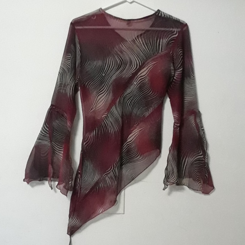 Asymmetrical Sequin Tunic - image 3